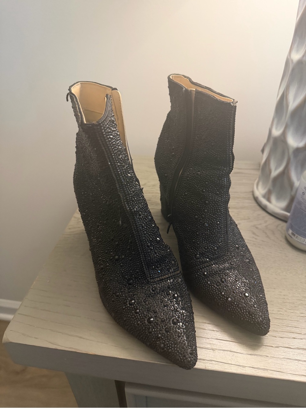 Betsy Johnson Black heel boots